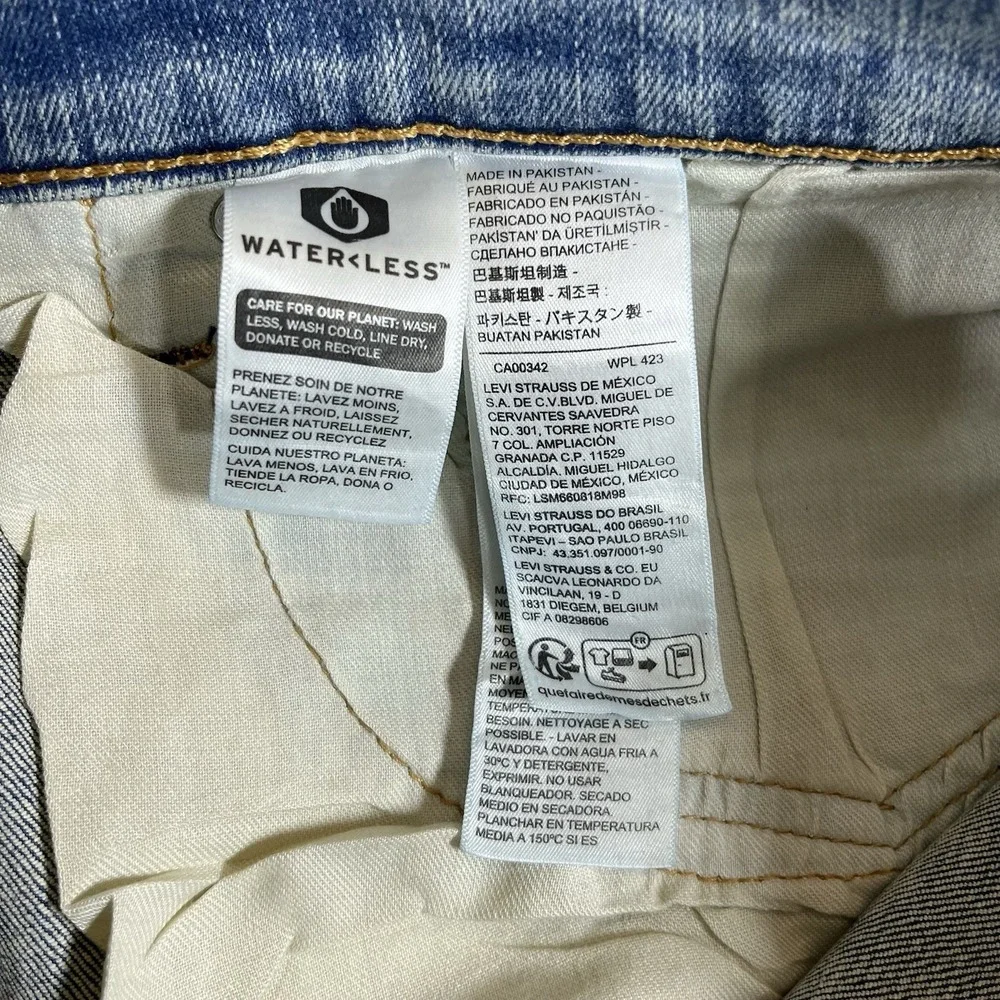Levi's Classic 511 Slim Fit Flex Stretch Denim Jeans Men's 34x30 True Fit 36x30